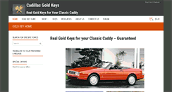 Desktop Screenshot of cadillacgoldkey.com